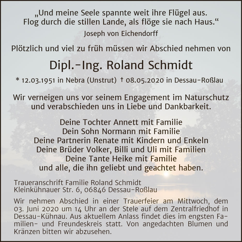 TA Roland Schmidt Familie