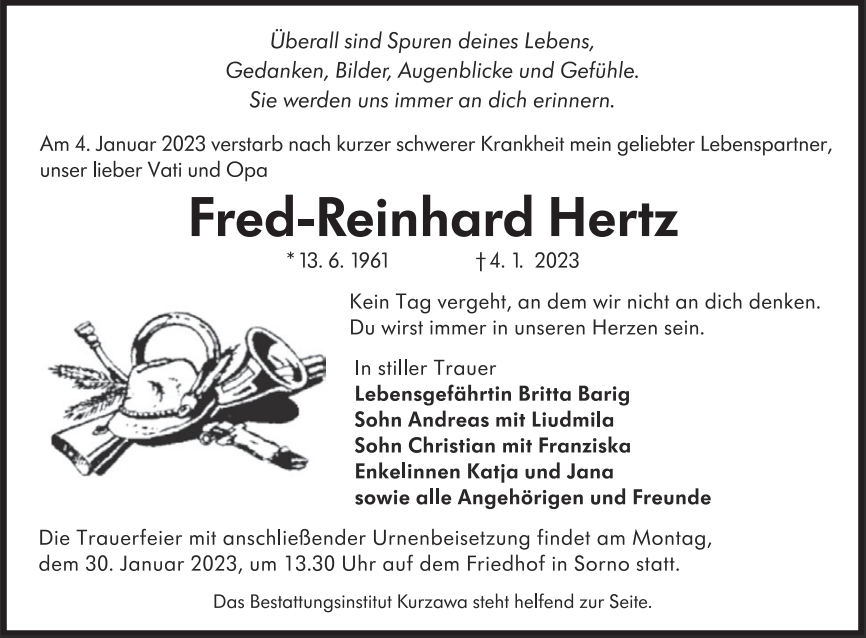 TA Fred Reinhard Hertz